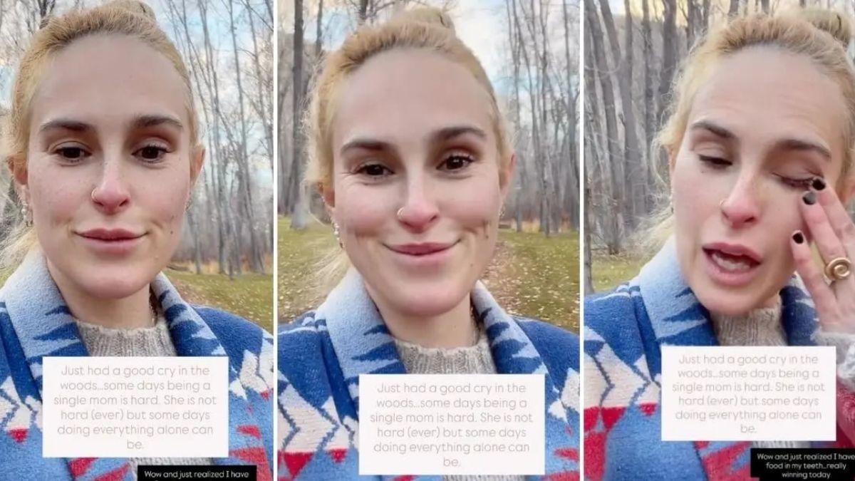 image of Rumer Willis has been navigating single motherhood since splitting from Derek Thomas.