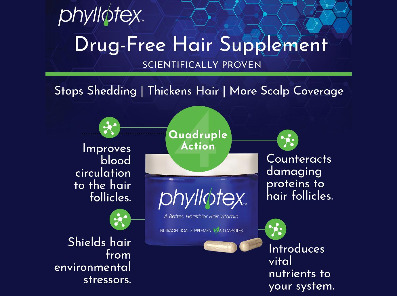 phyllotex best natural hair growth supplement product vitamin affordable