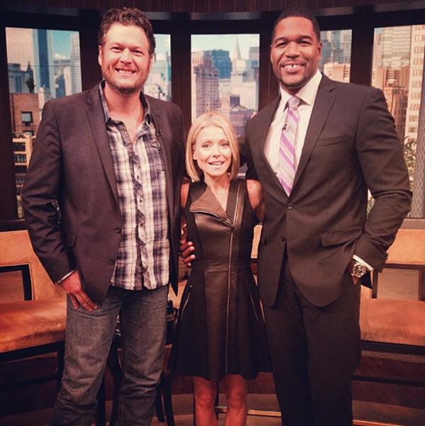 Blake Shelton Kelly Ripa Michael Strahan