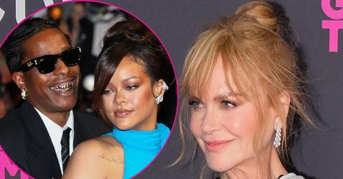 Composite photo of A$AP Rocky, Rihanna and Nicole Kidman