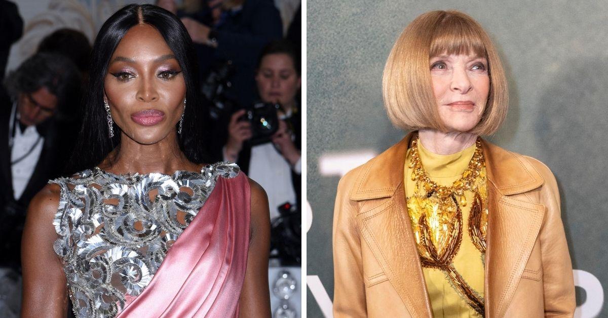 Photo of Naomi Campbell and Anna Wintour 