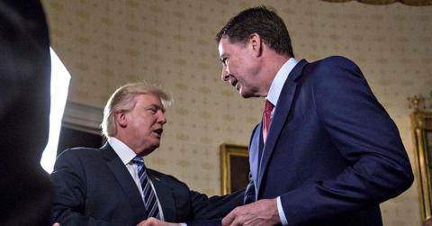 Image of President Donald Trump and James Comey