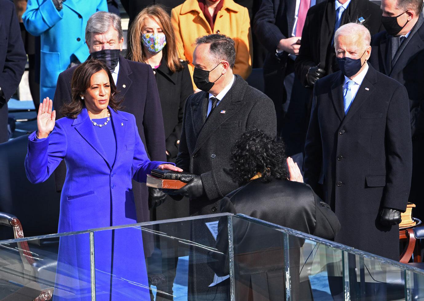 inauguration joe biden kamala harris photos from capitol live update