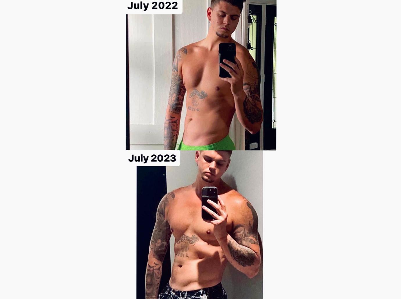 Teen Mom' Star Tyler Baltierra Shares 1-Year Body Transformation