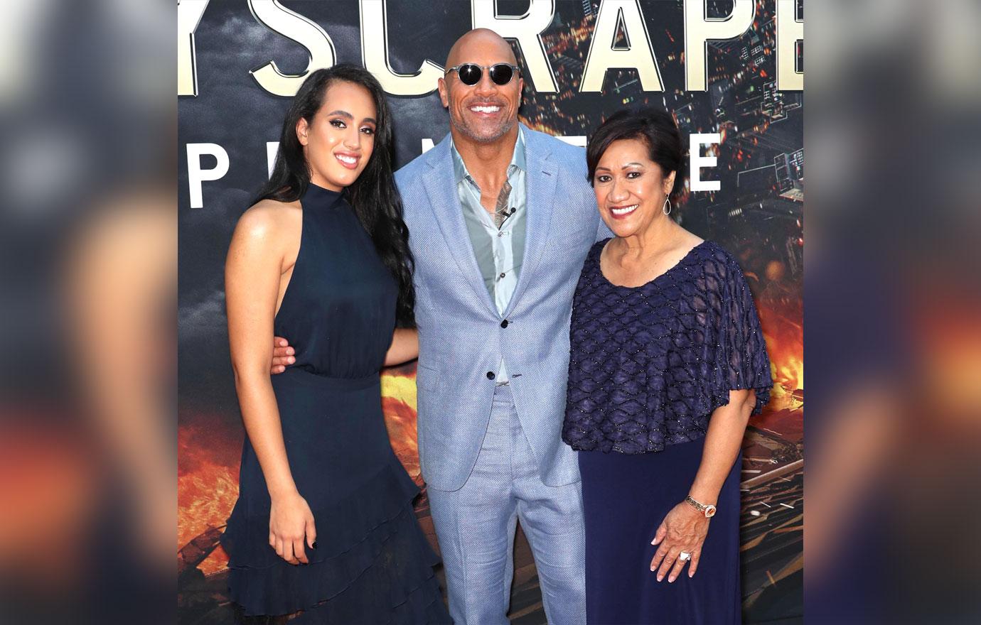 Dwayne johnson skyscraper premiere without girlfriend 2