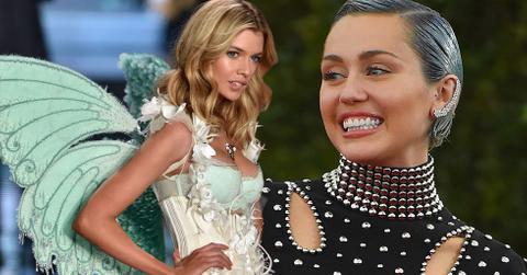 Miley cyrus dating stella maxwell photos