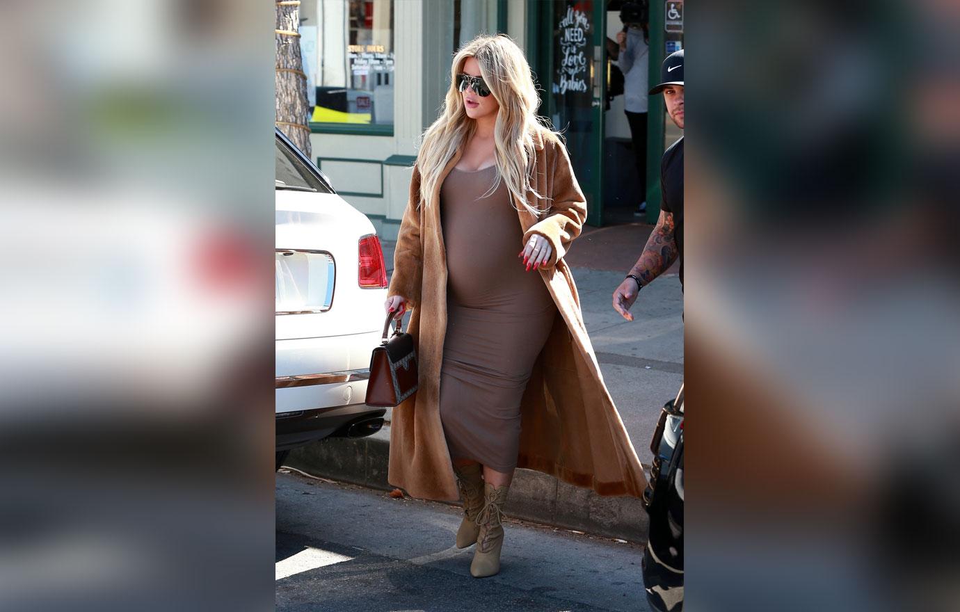 Khloe Kardashian and Kris Jenner go shopping for the baby at Juvenile Shop