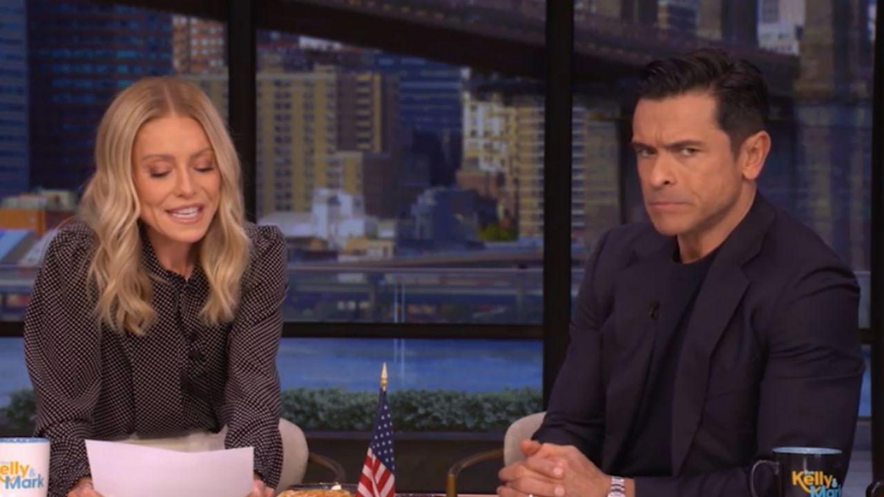 Image of Kelly Ripa and Mark Consuelos discussed the topic of 'financial infidelity.'