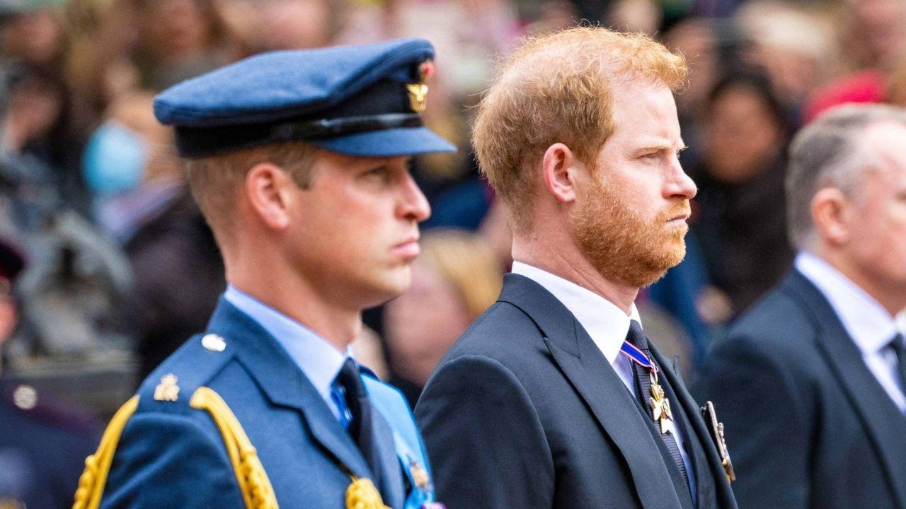Image of Prince William and Prince Harry avoided questions about their uncle’s book.