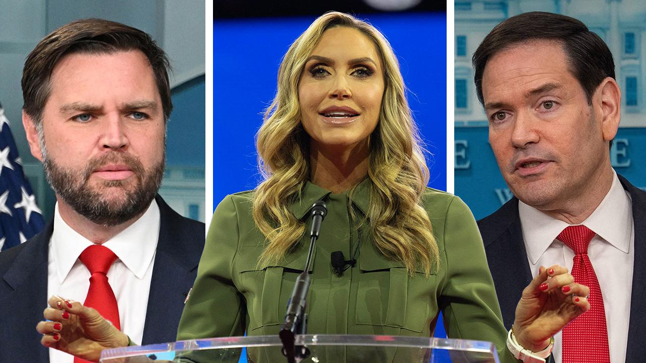 Composite photo of J.D. Vance, Lara Trump and Marco Rubio.
