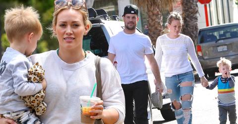 Hilary duff co parenting mik comrie going really good