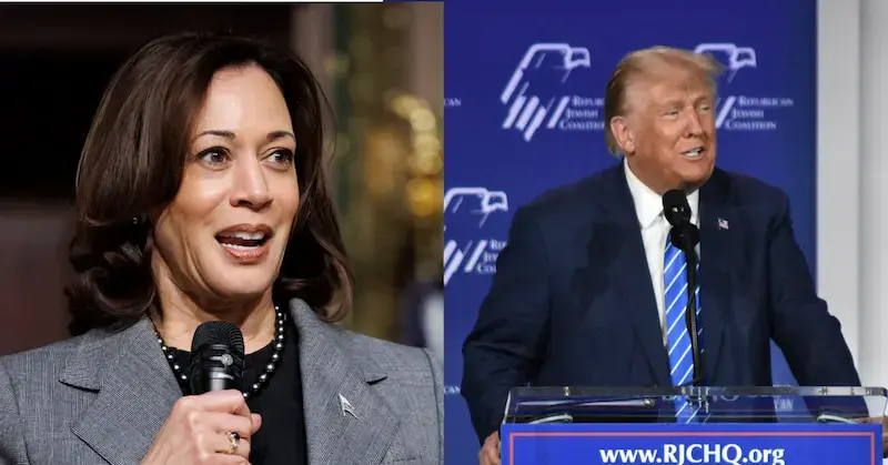 donald trump misogynistic sharing fake image kamala harris diddy