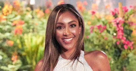 Tayshia Adams Wearing White