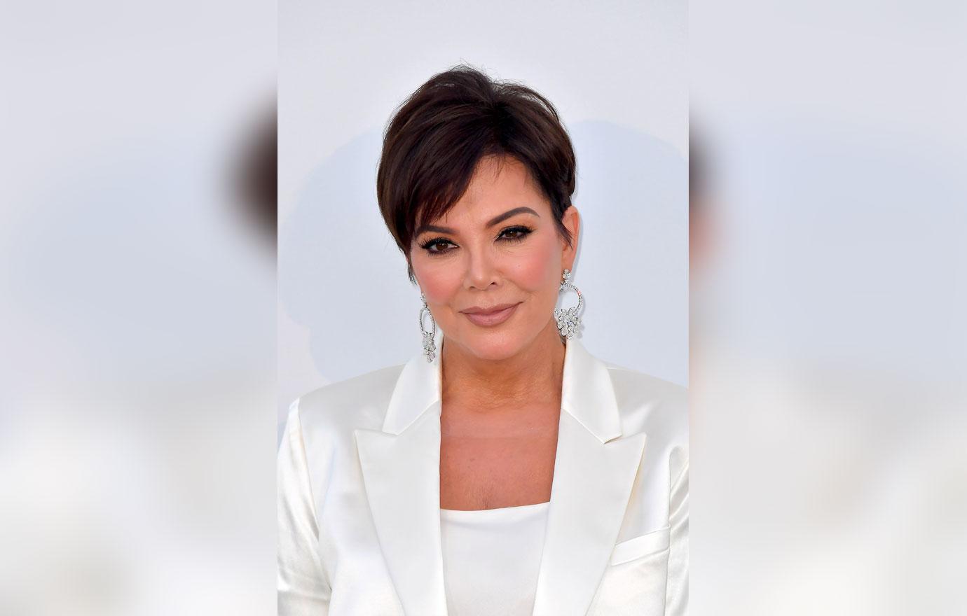 Kris Jenner Arrivals at amfAR Cannes Gala 2019