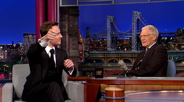 Michael Fassbender on Letterman