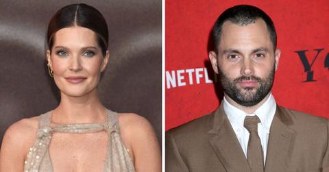 Photo of Meghann Fahy and Penn Badgley