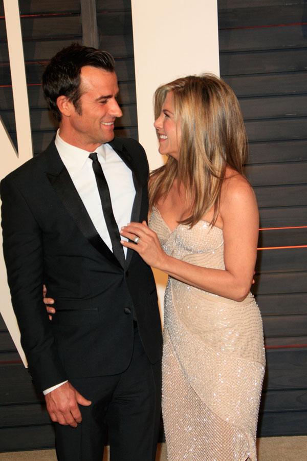 Jennifer aniston justin Theroux oscars after party 05