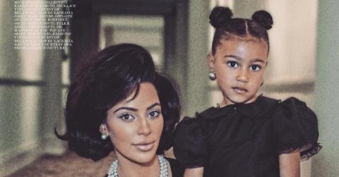 Kim kardashian tailors dresses north feature