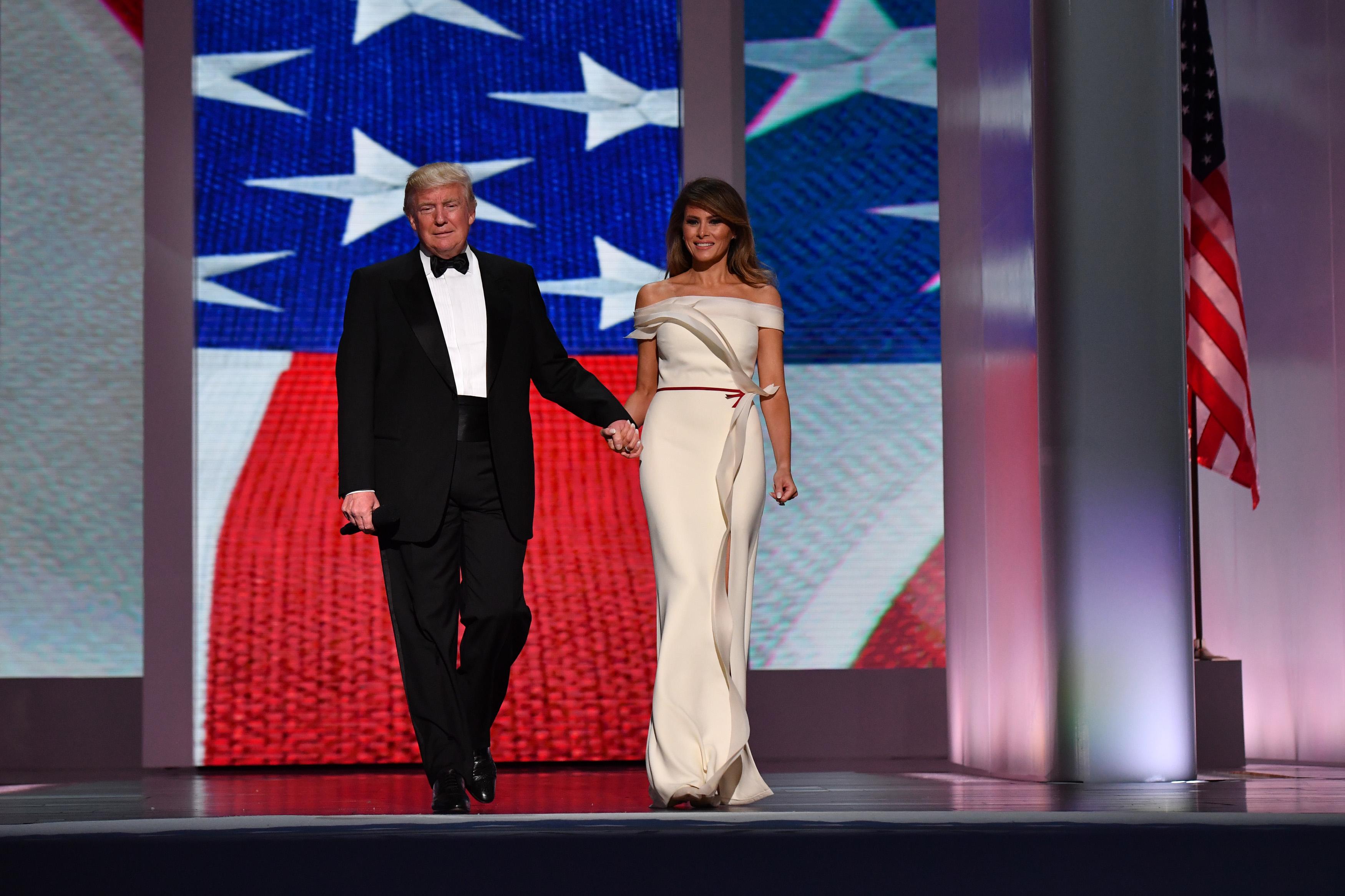 President Trump at the Freedom Ball Ball in Washington, D. C.