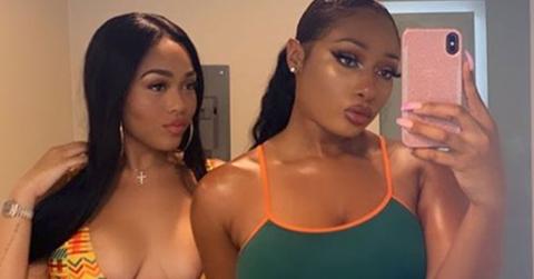 Jordyn Woods Meg Thee Stallion Bathing Suit Photo