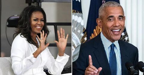 Composite photo of Michelle and Barack Obama