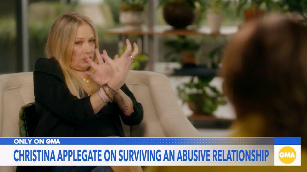Image of Christina Applegate admitted to a past eating disorder.