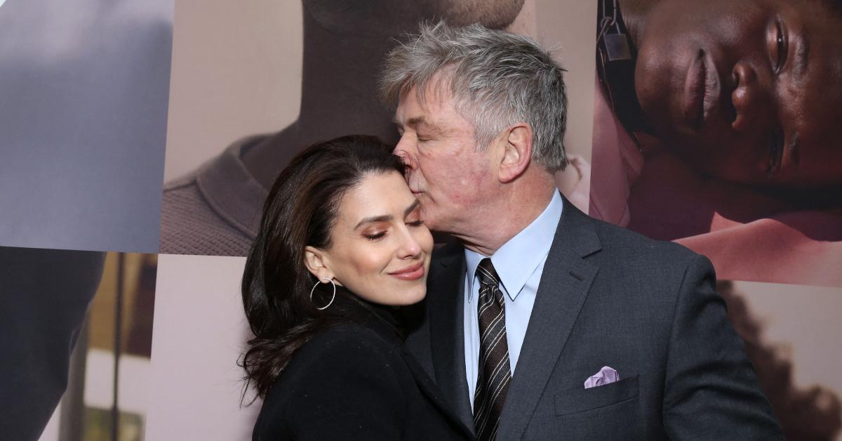 A photo of Alec Baldwin and his wife, Hilaria.