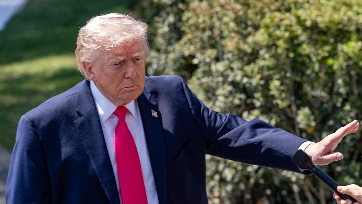 image of Donald Trump was mocked for his comment. 