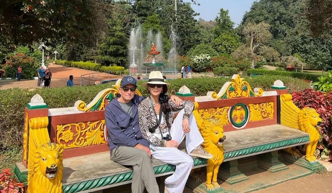 catherine zeta jones michael douglas india vacation