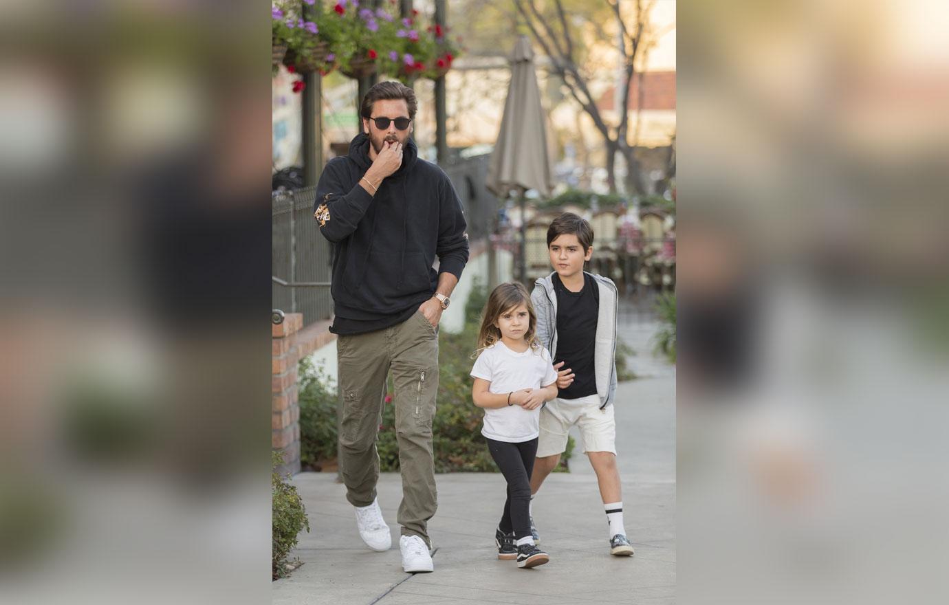 *EXCLUSIVE* Scott Disick takes a break from Sofia Richie to spend time with his kids