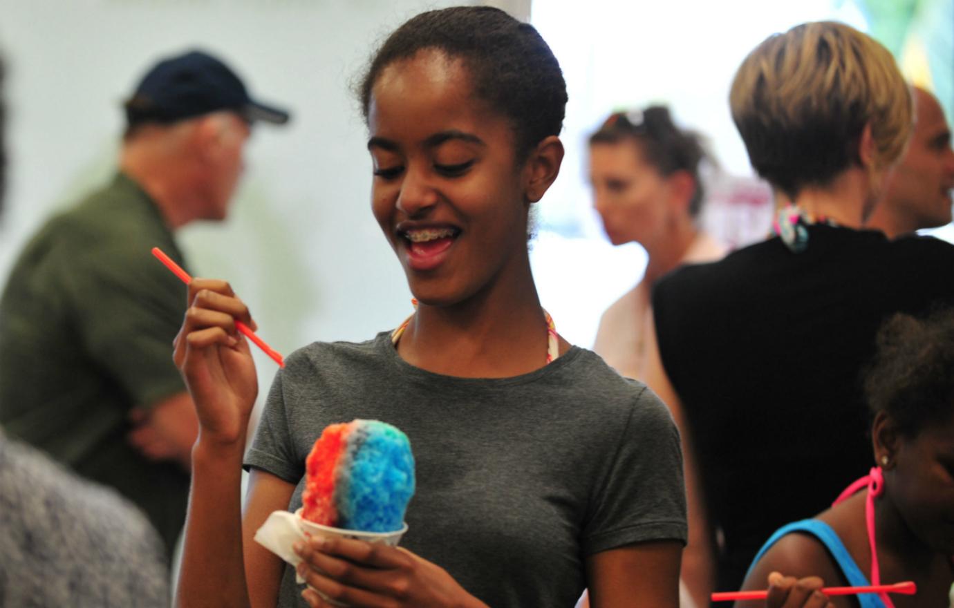 Malia Obama enjoys sleepovers not at the White House, but it's complicated.