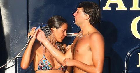 Heidi Klum shows off her flawless figure alongside her boyfriend Vito Schnabel