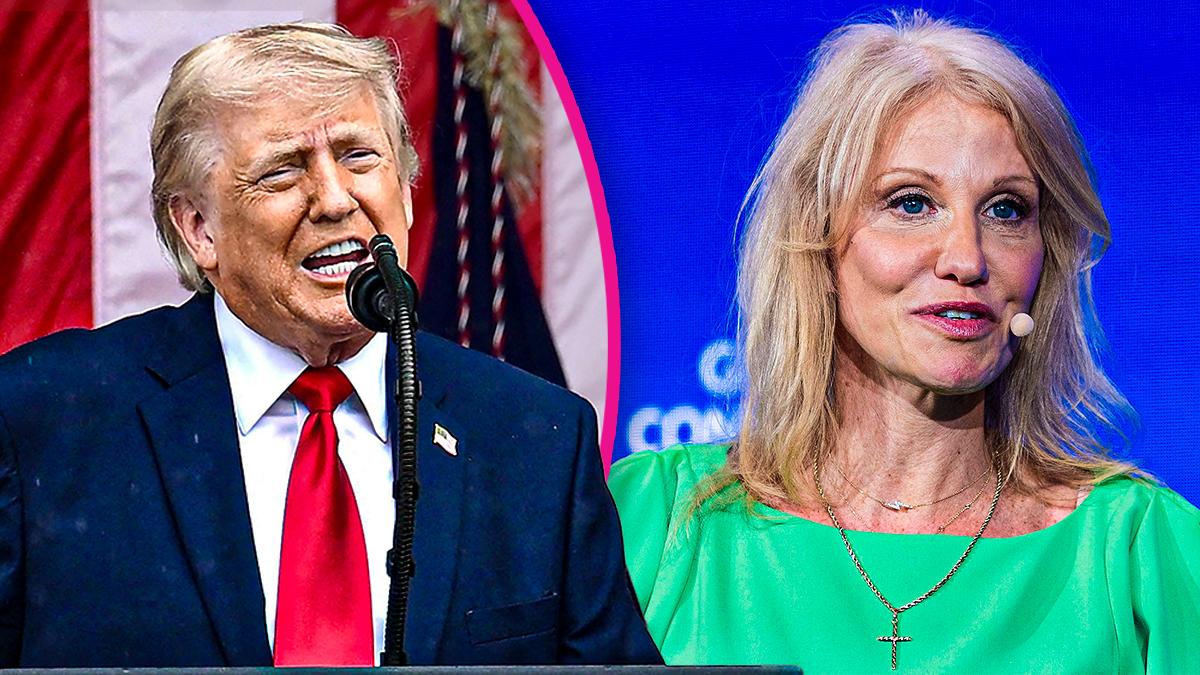 Composite photo of Donald Trump and Kellyanne Conway.