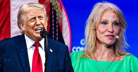 Composite photo of Donald Trump and Kellyanne Conway.