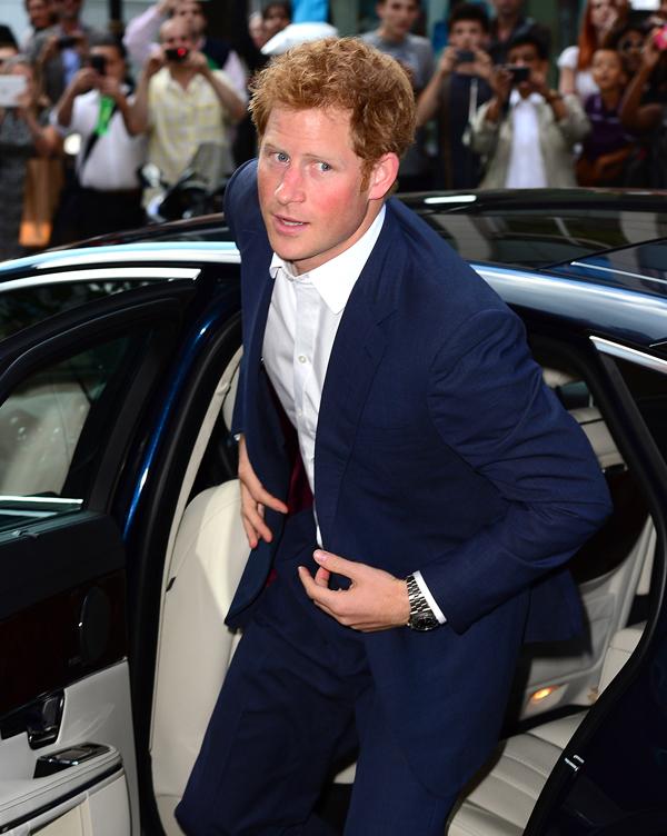 Prince Harry attends the "Stories of Hope" exhibition