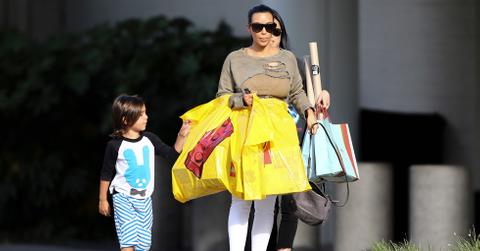 Kim Kardashian takes nephew Mason Disick shopping at the Lego store
