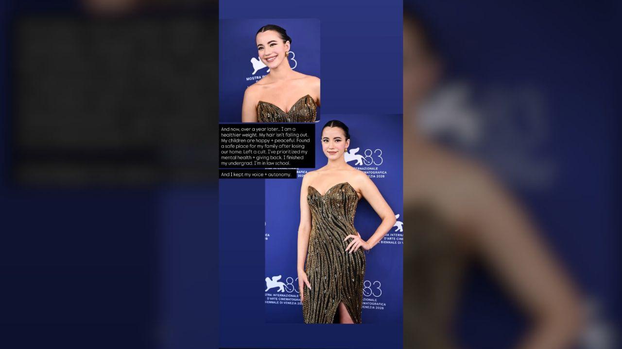 image of Ashley St. Clair said she 'left a cult' in a personal update shared alongside photos from the Venice Film Festival.