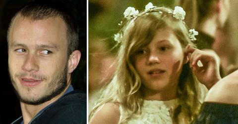 Split photos of Heath and Matilda Ledger.