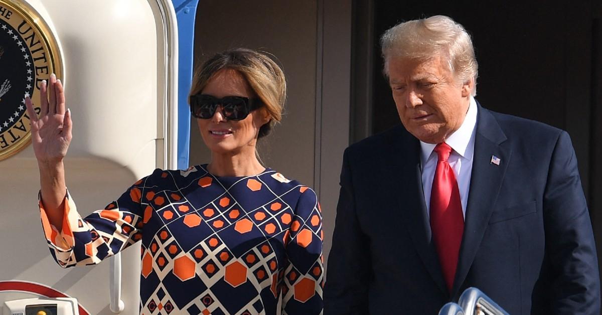 Melania Trump wears skintight flesh-colored pants making people