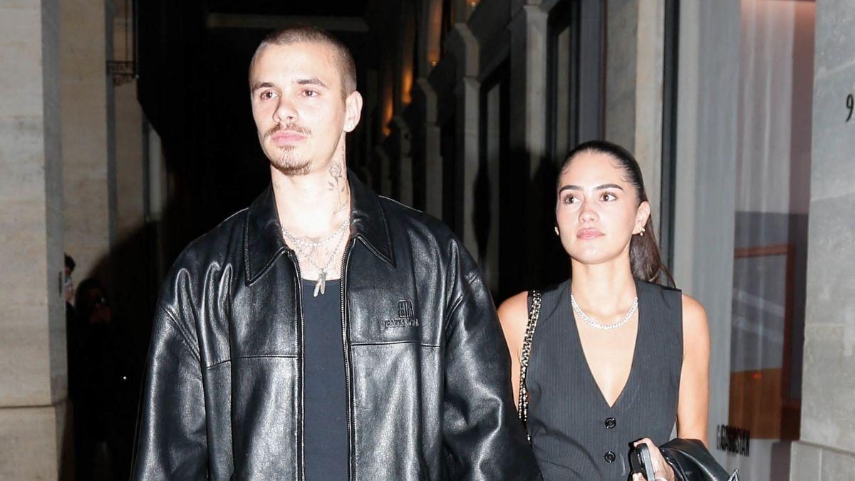 image of Romeo Beckham and Kim Turnbull are confirmed to be back together.