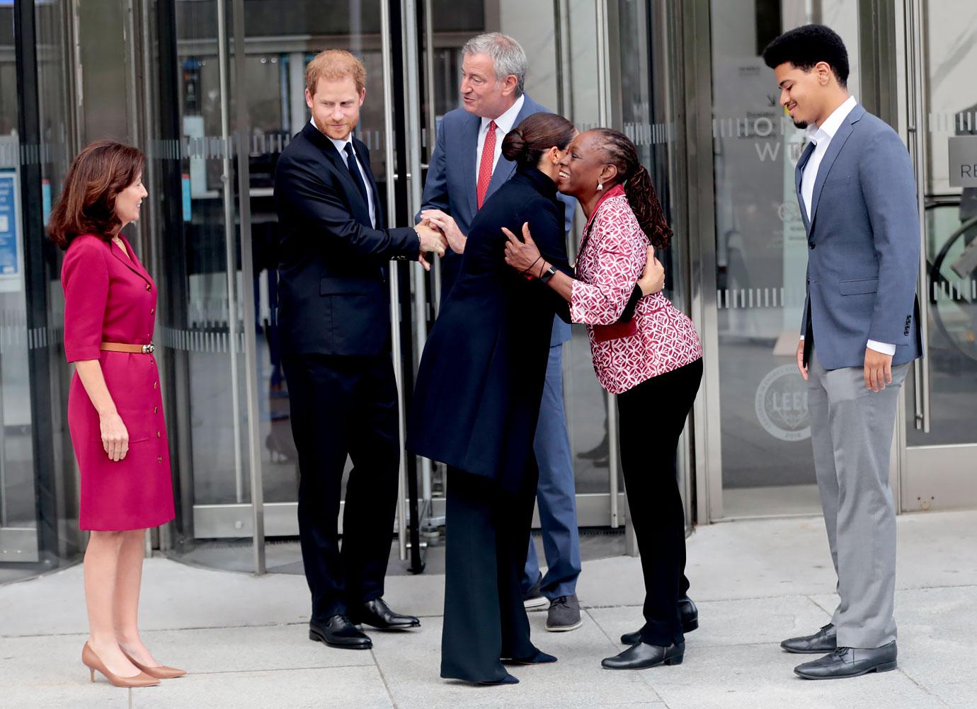 meghan markle prince harry new york city visit bill de blasio kathy hochul