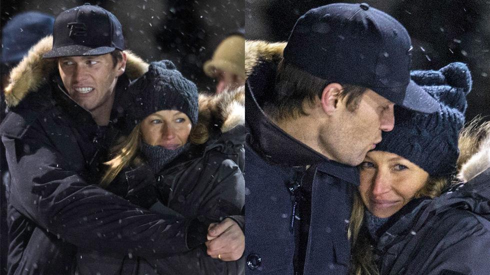 Gisele tom brady pda kissing divorce hockey 01