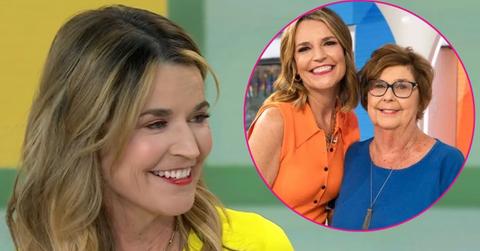 Composite photo of Savannah guthrie and nancy guthrie.