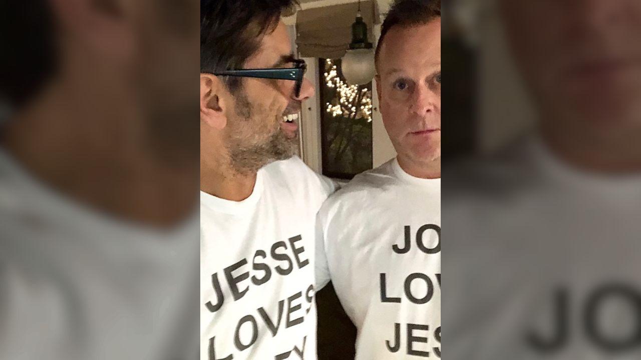 Photo of John Stamos sent sweet wishes to Dave Coulier.
