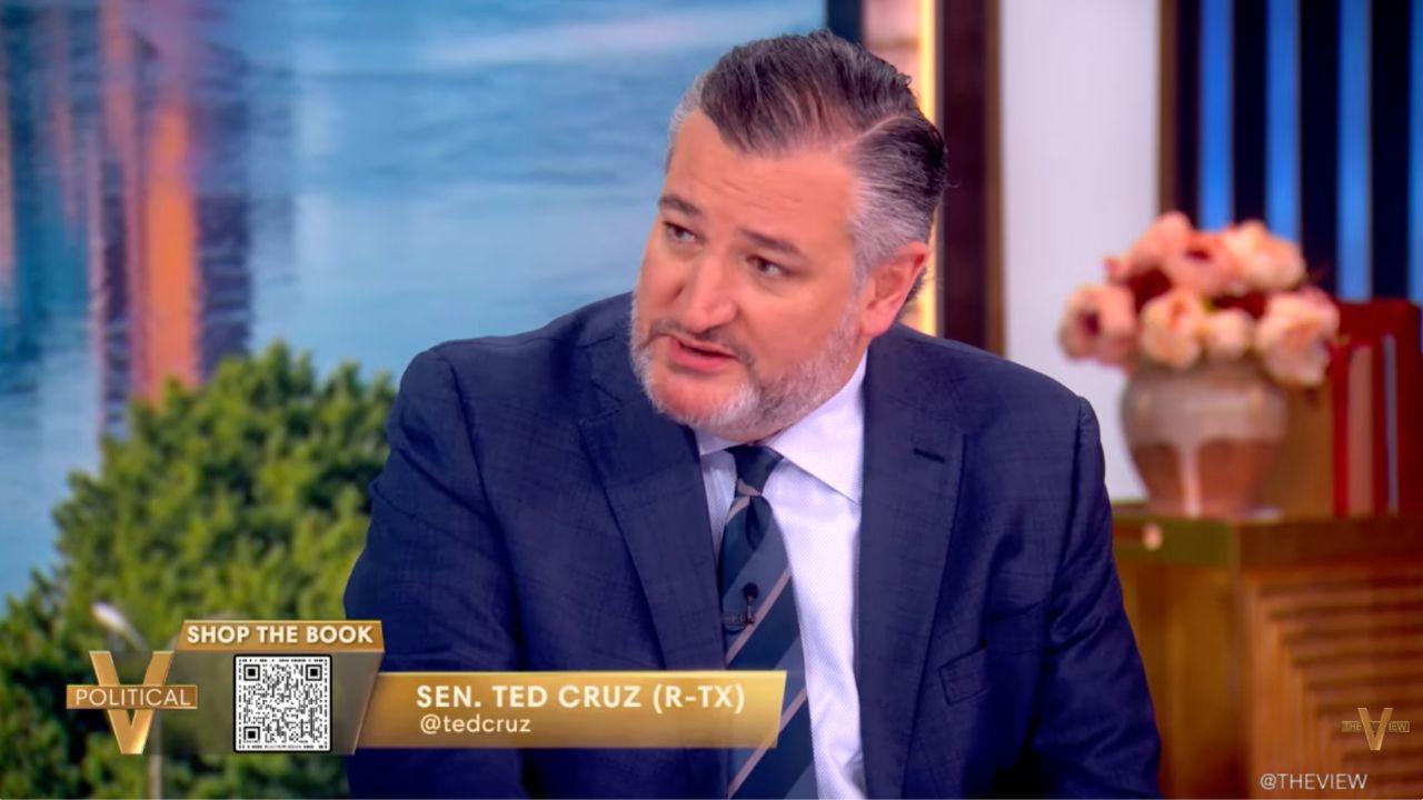 photo of Ted Cruz appeared on 'The View' for the very first time.