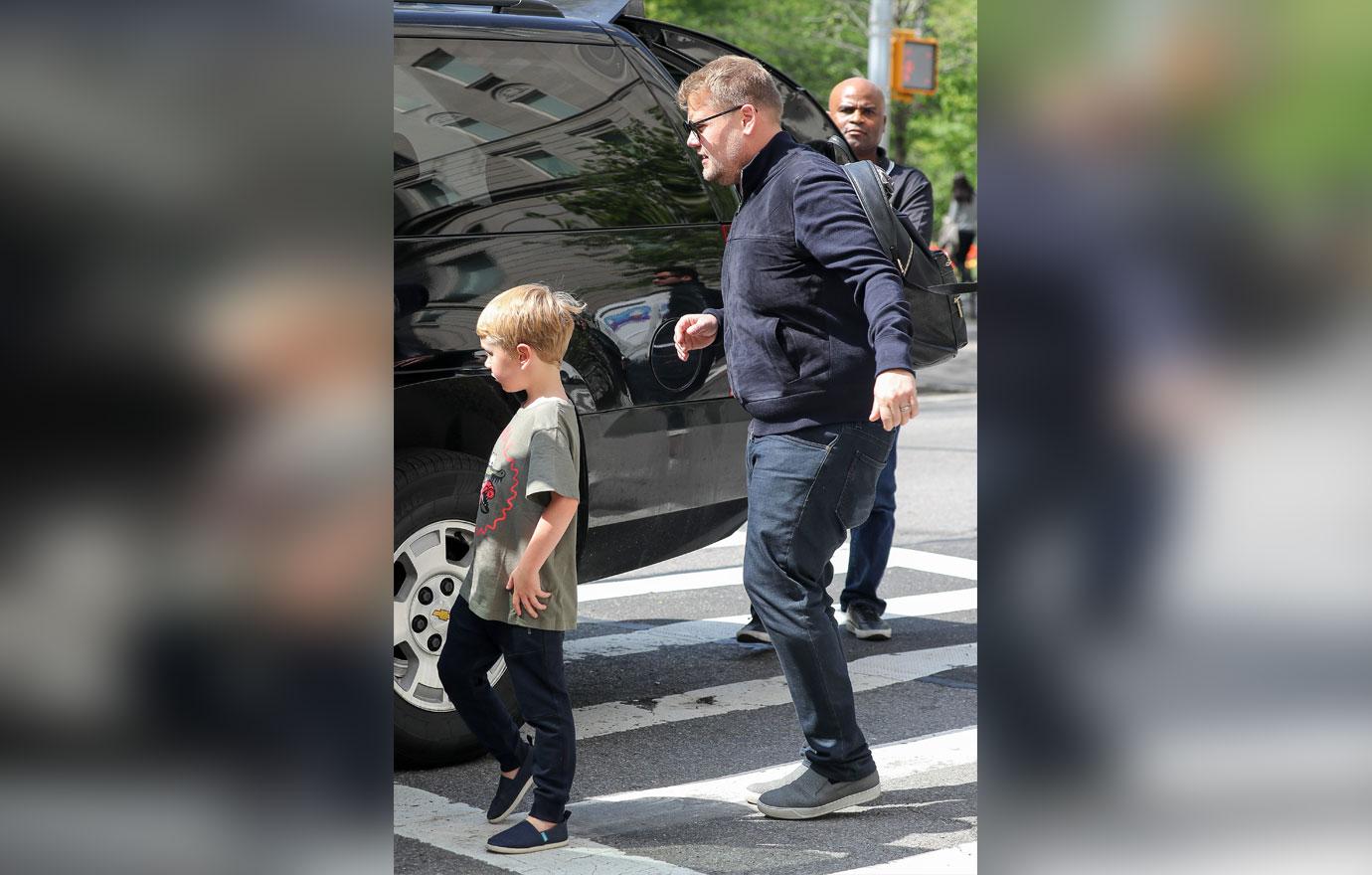 James Corden Son Max New York Photos 04