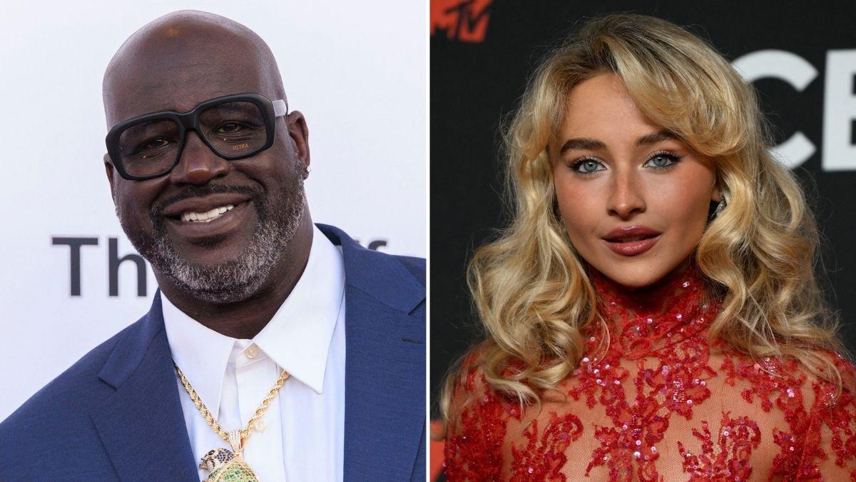 Photo of Shaquille O’Neal and Sabrina Carpenter