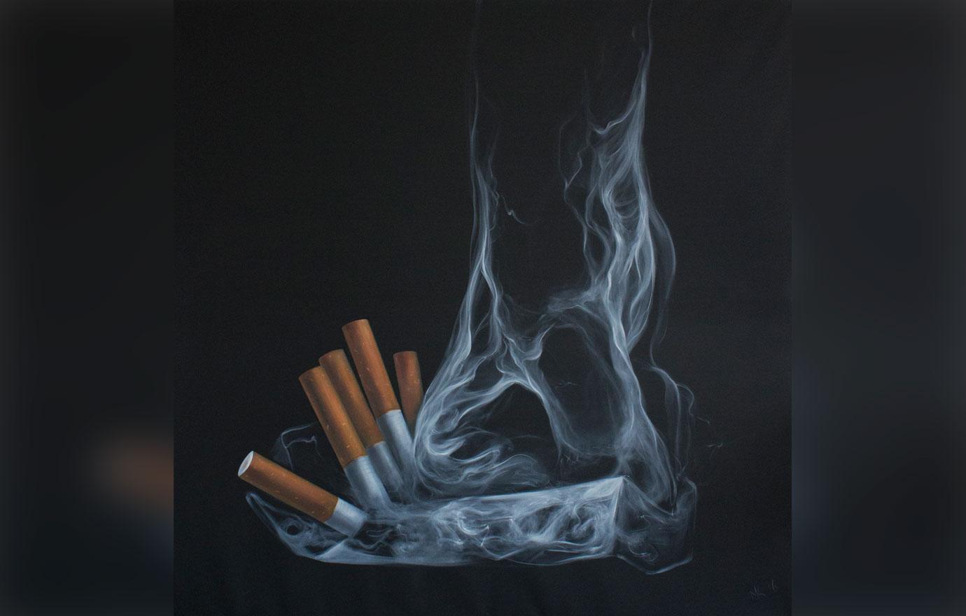 Mher Khachatryan Artist Smoke Dangers Paintings