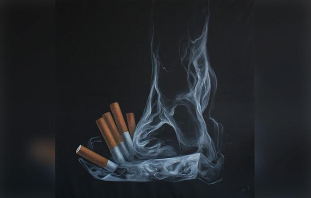 Mher Khachatryan Artist Smoke Dangers Paintings