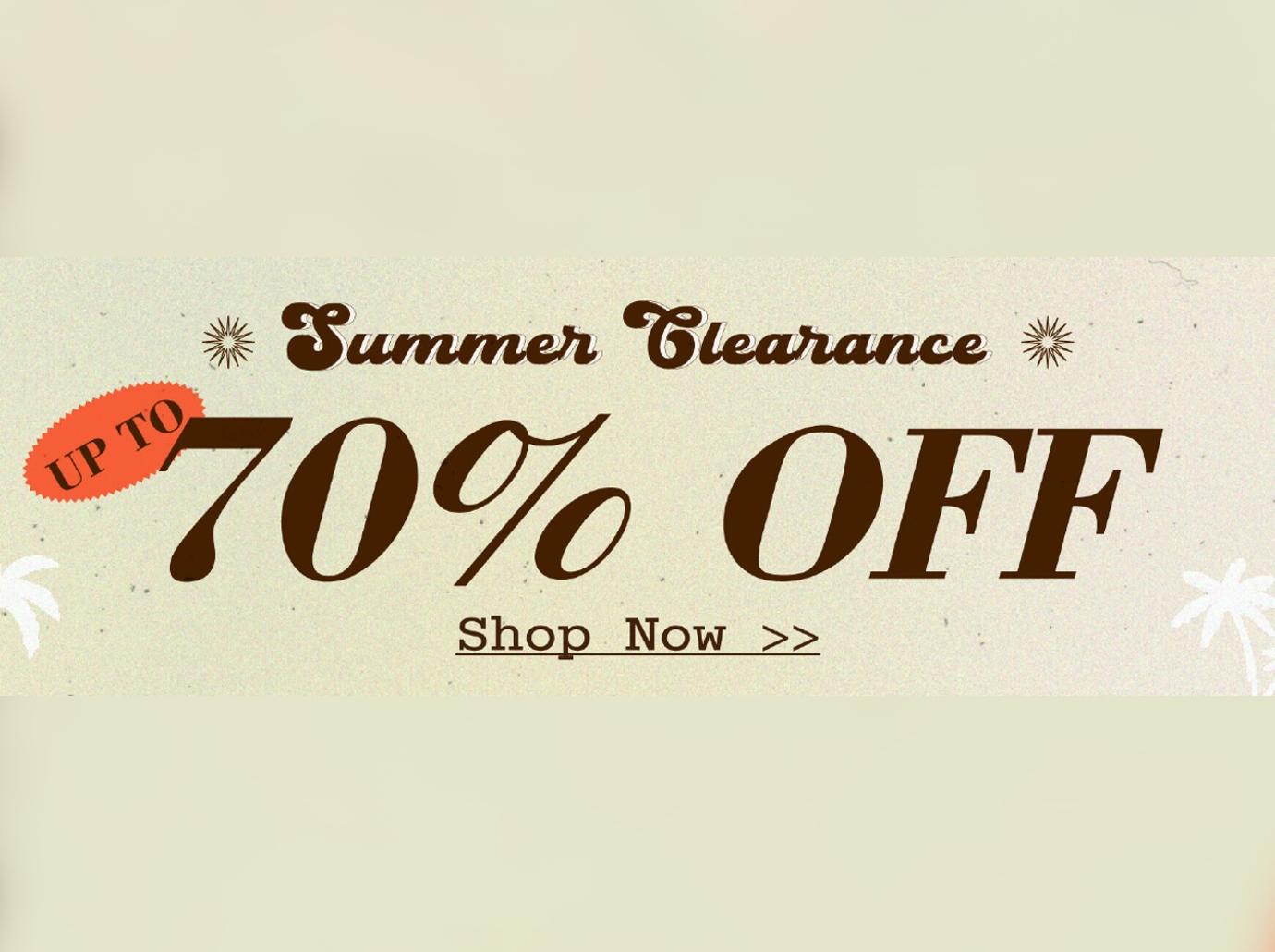 Shop Summer Clearance SALES Like a BOSS 